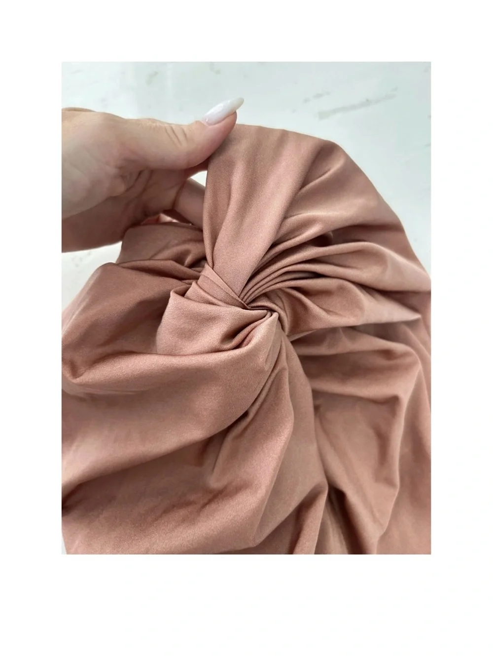 Baobab Collection Camel Twist-Drape Maxi Skirt